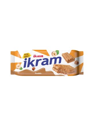 İkram Kremalı Bisküvi Fındıklı 84 Gr.