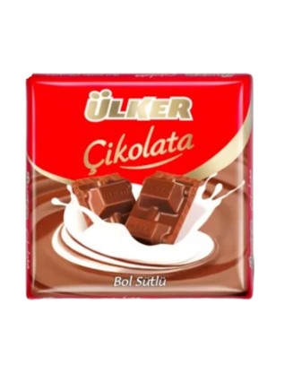 Ülker Bol Sütlü Kare Çikolata 60 G
